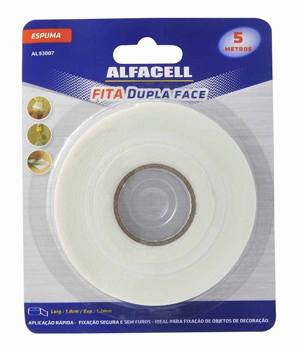 Fita Adesiva 1,8cmx5m Espuma Dp Face - Imporiente