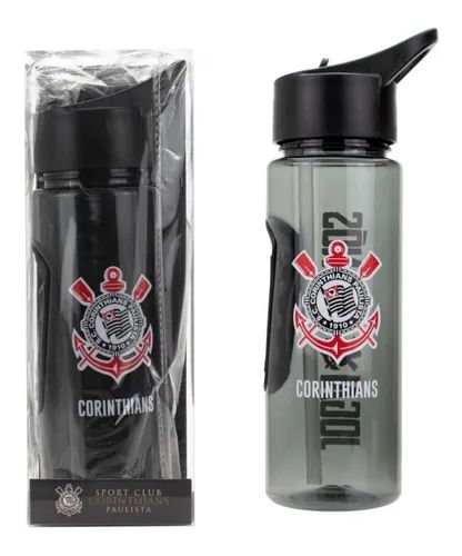 Garrafa C/canudo 700ml Corinthians - Mileno