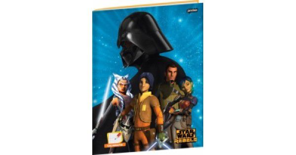 Caderno Broc Cd 40f Caligrafia Star Wars - Jandaia