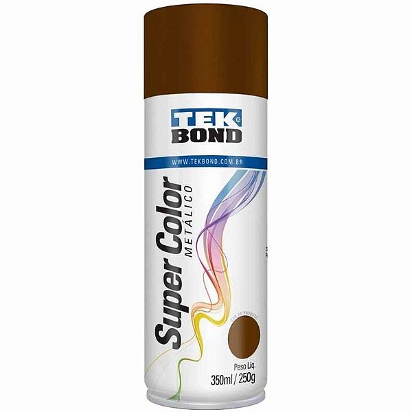 Tinta Spray 350ml Supercolor Metal Bronze -tekbond