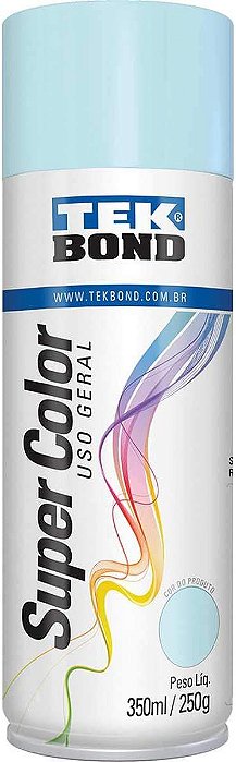 Tinta Spray 350ml Supercolor Azul Claro - Tekbond