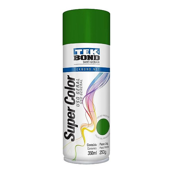Tinta Spray 350ml Supercolor Verde - Tekbond