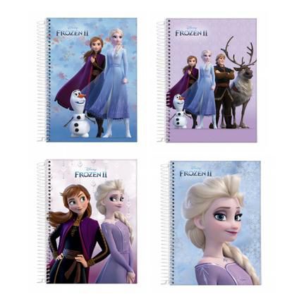 Caderno Esp Cd 1/4 80f Frozen - Jandaia