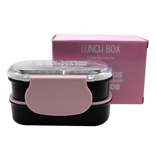 Lunch Box 450ml C/2 Compartimentos Amor E S - Zona