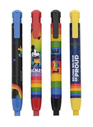 Caneta Borracha Mickey Rainbow - Molin