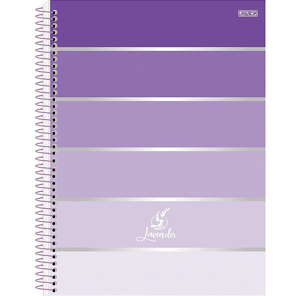 Caderno Esp Univ Cd 10m 160f Hello Lavender - Sd