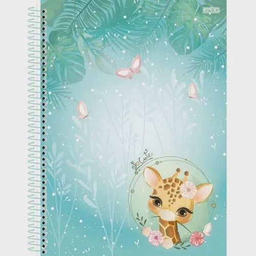 Caderno Esp Univ Cd 12m 192f So Cute - Sd