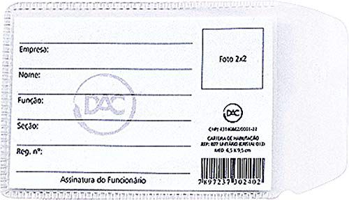 Protetor Plastico Ideal P/rg C/100 Cristal - Dac