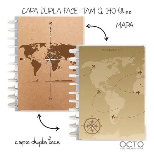 Caderno Octo Grande Mapa - Octo