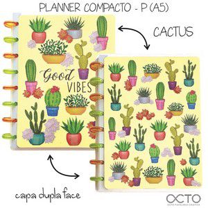 Planner A5 Compacto Cactus - Octo