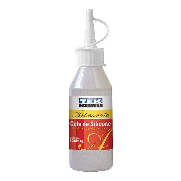 Cola Silicone 60ml P/artesanato - Tekbond