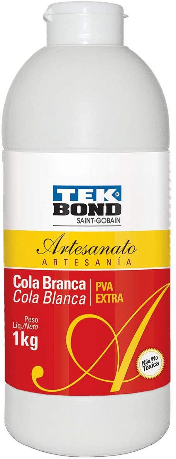 Cola Branca 1kg P/artesanato - Tekbond