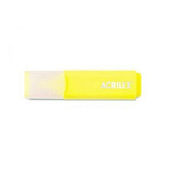 Marca Texto Neon Amarelo - Acrilex