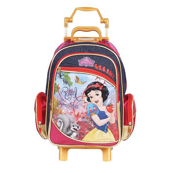 Mochila Rodinha G Branca De Neve - Dermiwil