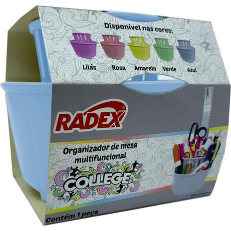 Organizador Mesa Multifuncional Azul - Radex