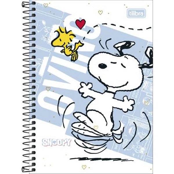 Caderno Esp 1/4 80f Snoopy - Tilibra