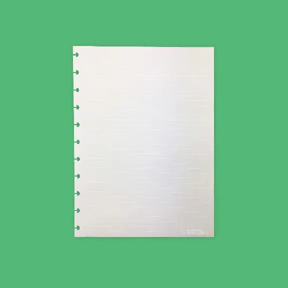 Refil Grande Pauta Branca 90g -caderno Inteligente