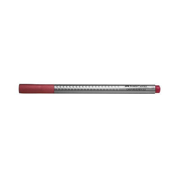 Caneta Grip Ponta Ultra Fina Verm Sangue - Faber