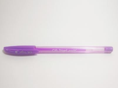 Caneta Esf 0,8mm Trigel Pastel Violeta - Cis