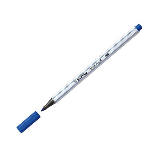 Caneta Pen 568/32 Brush Azul Escuro - Stabilo