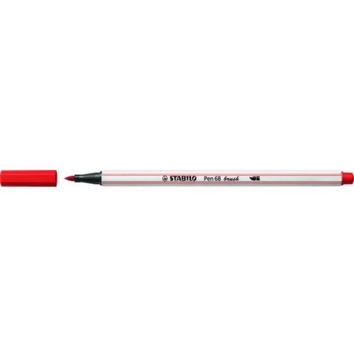 Caneta Pen 568/48 Brush Vermelha - Stabilo