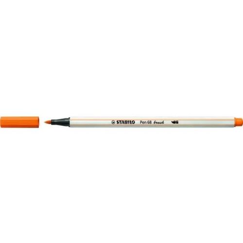 Caneta Pen 568/54 Brush Laranja - Stabilo
