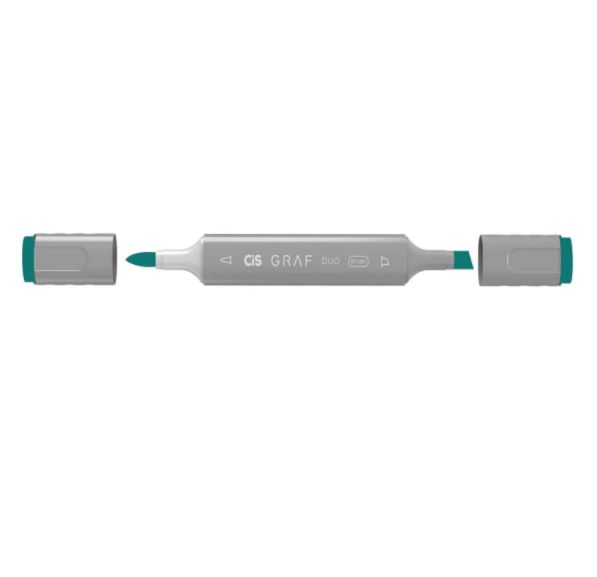 Marcador Graf Duo Brush 053 Turquoise Green - Cis