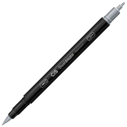 Marcador Dual Brush Aquarelavel 02 Cinza Esc - Cis