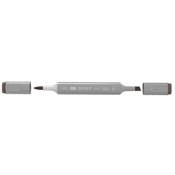 Marcador Graf Duo Brush 098 Chestnut Brown - Cis