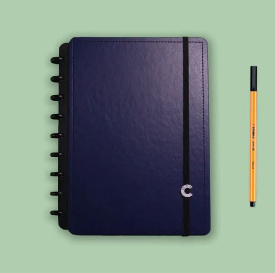 Caderno Inteligente Medio Dark Blue - Cadintel