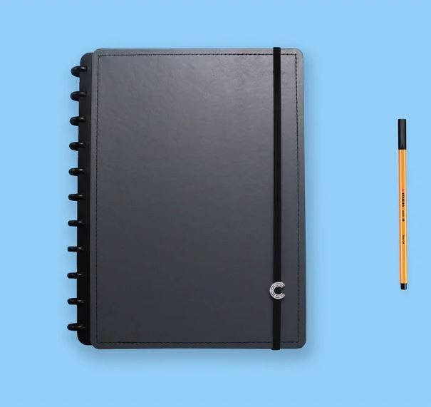 Caderno G Basic Grey - Caderno Inteligente