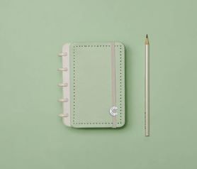 Caderno Inteligente Pequeno Pastel Verde -cadintel