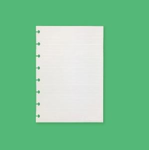 Refil A5 120g Pautado Branco - Caderno Inteligente