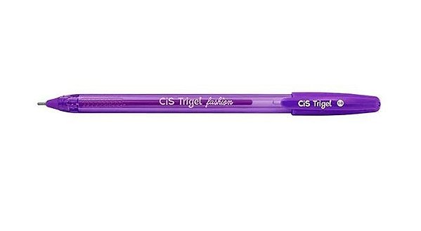 Caneta Esf 1,0mm Trigel Fashion Purpura - Cis
