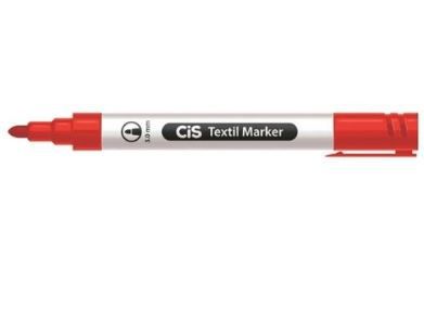 Marcador Textil 3,0mm Marker Vermelho - Cis