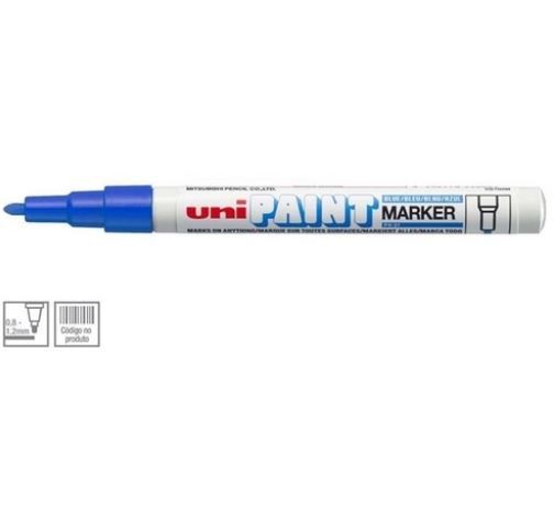 Marcador Permanente 1.2mm Paint Azul - Uni Ball