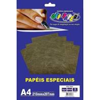Papel A4 30g 10fls Feltro Marrom - Off Paper