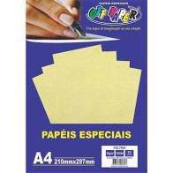 Papel A4 30g 10fls Feltro Creme - Off Paper