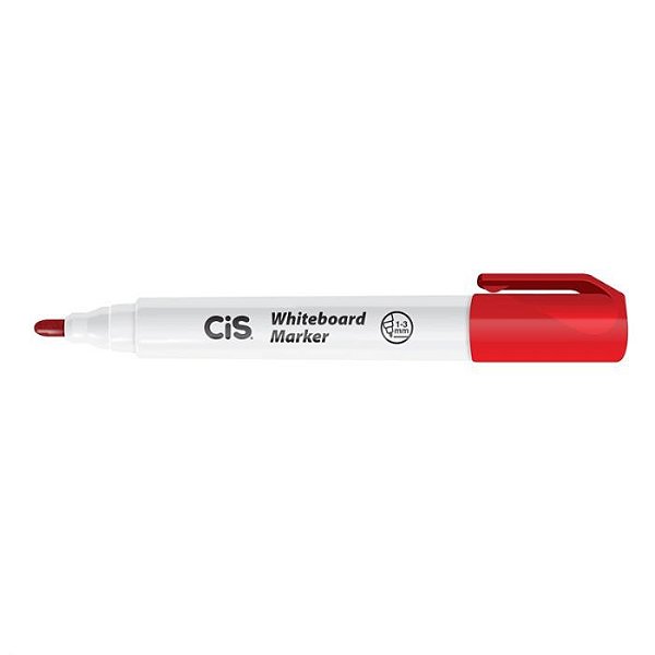 Marcador Whiteboard 1,3mm Vermelho - Cis