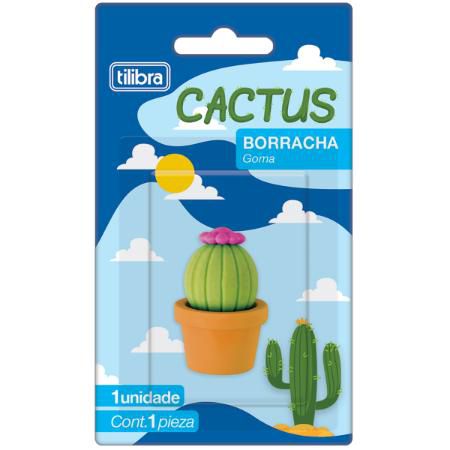 Borracha Cactus Sortido - Tilibra