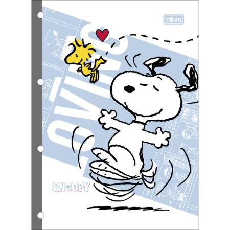 Caderno Esp Cd Univ 80f Tiliflex Snoopy - Tilibra