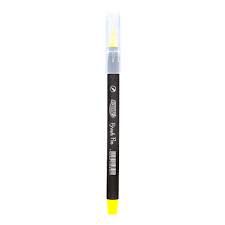 Marcador Brush Pen Amarelo - Brw