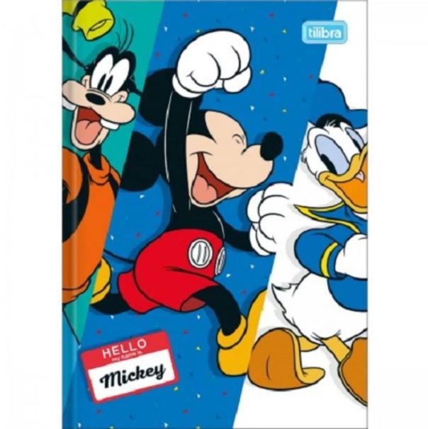 Caderno Broc Cd 1/4 48f Mickey Mouse - Tilibra
