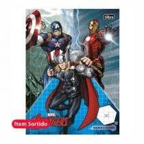 Caderno Broc Cd 40f Quadriculado Avengers-tilibra