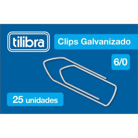 Clips 6/0 C/25 Galvanizado - Tilibra