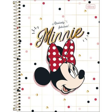 Caderno Esp Cd Univ 10m 160f Minnie - Tilibra