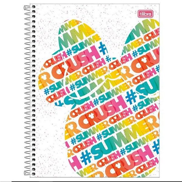 Caderno Esp Cd Univ 10m 160f Minnie Fash - Tilibra