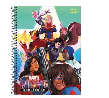 Caderno Esp Cd Univ 1m 80f Marvel Ris - Tilibra