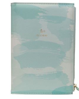 Caderno A5 80g 80f C/estojo Mojito Flor Az Tif-bee