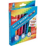 Hidrocor 8 Cores Megahidro Jumbo Fruits - Tris